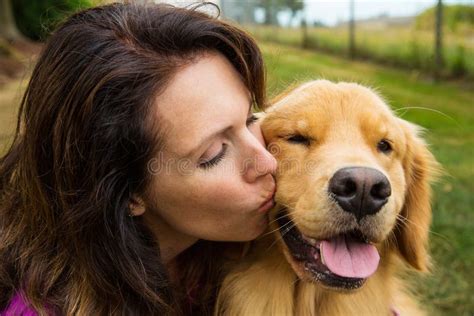 girls kissing dogs|Dog and beautiful girl lovely kissing